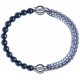 Apollon - Collection MiX - bracelet combinable hématite 6mm - 10,25cm + chaines - 10,25cm