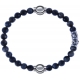 Apollon - Collection MiX - bracelet combinable labradorite 6mm - 10,25cm + sodalite 6mm - 10cm