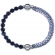 Apollon - Collection MiX - bracelet combinable labradorite 6mm - 10,25cm + chaines - 10,25cm
