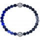 Apollon - Collection MiX - bracelet combinable sodalite 6mm - 10,25cm + sodalite 6mm - 10cm