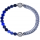 Apollon - Collection MiX - bracelet combinable sodalite 6mm - 10,25cm + chaines - 10,25cm