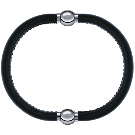 Apollon - Collection MiX - bracelet combinable cuir italien vert militaire - 10,25cm + cuir italien vert militaire - 10,25cm