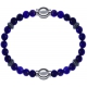 Apollon - Collection MiX Femme - améthyste - composants acier - longueur 9,25cm + améthyste - composants acier - longueu…