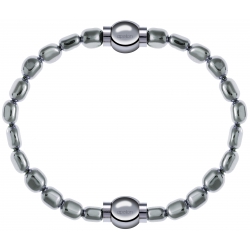 Apollon - Collection MiX Femme - hématite - diamètre 6mm - longueur 9,25cm + hématite - diamètre 6mm - longueur 9,25cm…