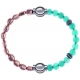 Apollon - Collection MiX Femme - hématite rosé - diamètre 6mm - longueur 9,25cm + jade verte - composants acier - longue…