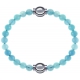 Apollon - Collection MiX Femme - jade bleue - diamètre 6mm - longueur 9,25cm + jade bleue - diamètre 6mm - longueur 9,25…