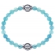 Apollon - Collection MiX Femme - jade bleue - diamètre 6mm - longueur 9,25cm + jade bleue - diamètre 6mm - longueur 9,25…