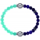 Apollon - Collection MiX Femme - jade verte - diamètre 6mm - longueur 9,25cm + améthyste - composants acier - longueur 9…