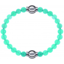 Apollon - Collection MiX Femme - jade verte - diamètre 6mm - longueur 9,25cm + jade verte - diamètre 6mm - longueur 9,25…