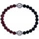 Apollon - Collection MiX Femme - pierre de soleil - diamètre 6mm - longueur 9,25cm + onyx - diamètre 6mm - longueur 9,25…