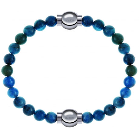 Apollon - Collection MiX Femme - apatite - diamètre 6mm - longueur 9,25cm + apatite - diamètre 6mm - longueur 9,25cm…