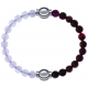 Apollon - Collection MiX Femme - pierre de lune - diamètre 6mm - longueur 9,25cm + agate rouge, bronzite, pierre de sole…