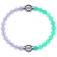 Apollon - Collection MiX Femme - pierre de lune - diamètre 6mm - longueur 9,25cm + jade verte - diamètre 6mm - longueur …