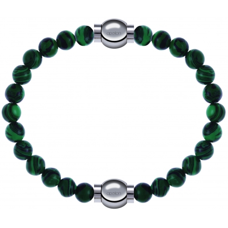 Apollon - Collection MiX Femme - malachite - diamètre 6mm - longueur 9,25cm + malachite - diamètre 6mm - longueur 9,25cm…