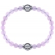 Apollon - Collection MiX Femme - quartz rose - diamètre 6mm - longueur 9,25cm + quartz rose - diamètre 6mm - longueur 9,…