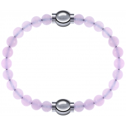 Apollon - Collection MiX Femme - quartz rose - diamètre 6mm - longueur 9,25cm + quartz rose - diamètre 6mm - longueur 9,…