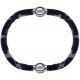 Apollon - Collection MiX Femme - cuir italien impression militaire kaki, noir  - diamètre 5mm - longueur 9,25cm + cuir i…
