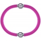 Apollon - Collection MiX Femme - cuir italien rose - diamètre 5mm - longueur 9,25cm + cuir italien rose - diamètre 5mm -…