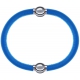 Apollon - Collection MiX Femme - cuir italien turquoise - diamètre 5mm - longueur 9,25cm + cuir italien turquoise - diam…