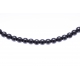 Bracelet argent rhodié 4,4g - ruthénium - boules - 17+3cm