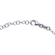 Bracelet argent rhodié 1,9g - 6 arbres de vies - 17+3cm