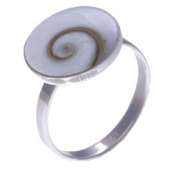 Bague argent rhodié 3,3g - il de lucie - T50 à 60