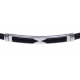 Bracelet acier - 2 câbles acier noir - 19,5+1,5cm