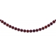 Bracelet argent rhodié 3,4g - rivière cristaux de swarovski - couleur : rouge -