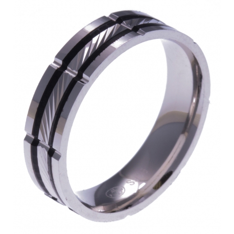Alliance argent rhodié -2 tons - 3,8g - T50 à 68