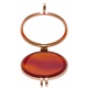 Pierre naturelle pour collier interchangeable Yola  - diamètre 20mm - Agate roug