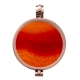 Pierre naturelle pour collier interchangeable Yola  - diamètre 20mm - Agate roug