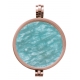 Pierre naturelle pour collier interchangeable Yola - diamètre 20mm - Amazonite