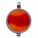 Pierre naturelle pour collier interchangeable Yola  - diamètre 20mm - Agate roug