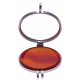 Pierre naturelle pour collier interchangeable Yola  - diamètre 20mm - Agate roug