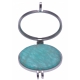 Pierre naturelle pour collier interchangeable Yola - diamètre 20mm - Amazonite