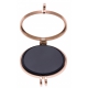 Pierre naturelle pour collier interchangeable Yola - diamètre 20mm - ONYX