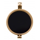 Pierre naturelle pour collier interchangeable Yola - diamètre 20mm - ONYX