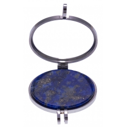 Pierre naturelle pour collier interchangeable Yola - diamètre 20mm - Lapis