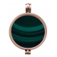 Pierre naturelle pour collier interchangeable Yola - diamètre 20mm - Malachite