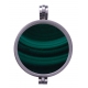 Pierre naturelle pour collier interchangeable Yola - diamètre 20mm - Malachite