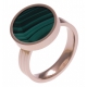 Pierre naturelle pour bague interchangeable Yola - diamètre 14mm - Malachite