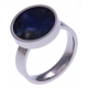 Pierre naturelle pour bague interchangeable Yola - diamètre 14mm - Sodalite