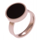 Pierre naturelle pour bague interchangeable Yola - diamètre 14mm - ONYX