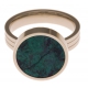 Pierre naturelle pour bague interchangeable Yola - diamètre 14mm - Chrysocolle