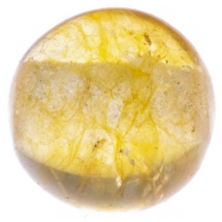 Stilivita - Bille Citrine  - diamètre 6mm - trou intérieur adapté 1.3mm