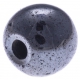 Stilivita - Bille Hématite  - diamètre 6mm - trou intérieur adapté 1.3mm