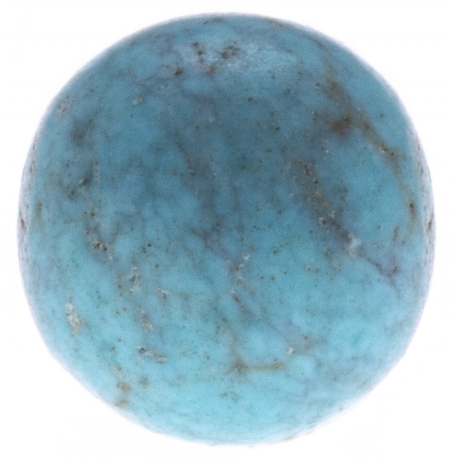 Stilivita - Bille Turquoise  - diamètre 6mm - trou intérieur adapté 1.3mm