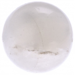 Stilivita - Bille Pierre de lune  - diamètre 6mm - trou intérieur adapté 1.3mm