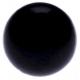 Stilivita - Bille Tourmaline Noire  - diamètre 6mm - trou intérieur adapté 1.3mm