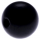 Stilivita - Bille Tourmaline Noire  - diamètre 6mm - trou intérieur adapté 1.3mm